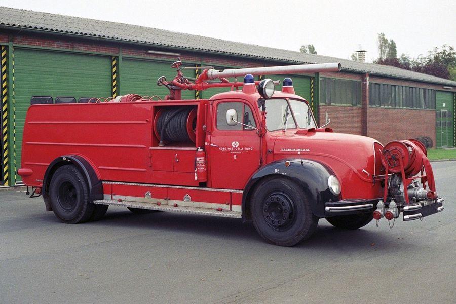 Magirus-Deutz F Jupiter 170 Sonderloschfahrzeug SLF 24/00-50 1958 года  (фото 1 из 1)